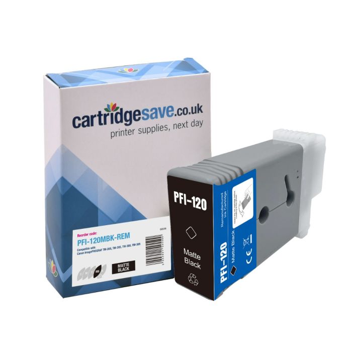 Compatible Canon PFI-120M Matte Black Ink Cartridge