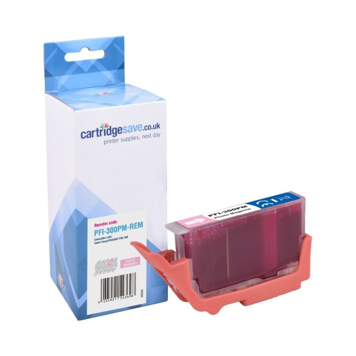 Compatible Canon PFI-300PM Photo Magenta Ink Cartridge - (4198C001)