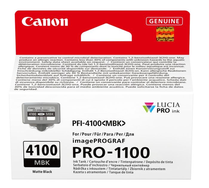 Canon PFI-4100MBK Matte Black Ink Cartridge - (6776C001)