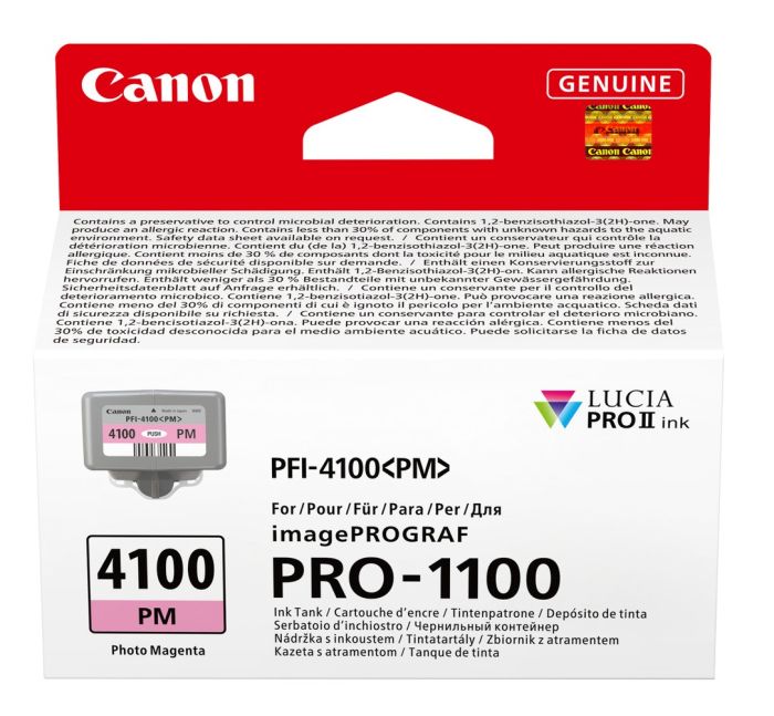 Canon PFI-4100PM Photo Magenta Ink Cartridge - (6782C001)