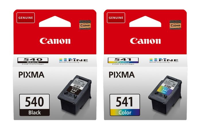 Genuine Black & Tri-Colour Canon PG-540 / CL-541 Ink Cartridge Multipack - (5525B006)