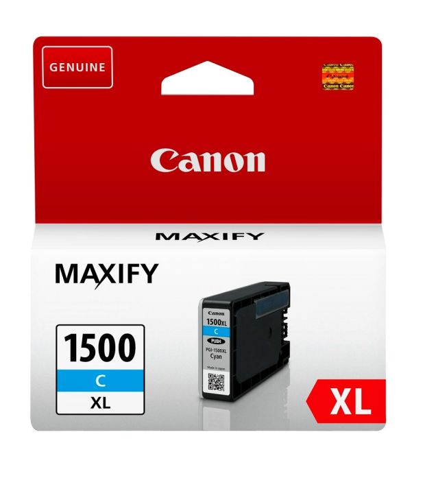 Canon PGI-1500XLC High Capacity Cyan Ink Cartridge - (9193B001AA)