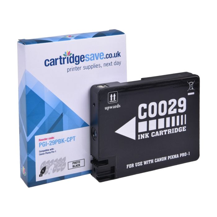 Compatible Canon PGI-29PBK Photo Black Ink Cartridge - (4869B001AA)