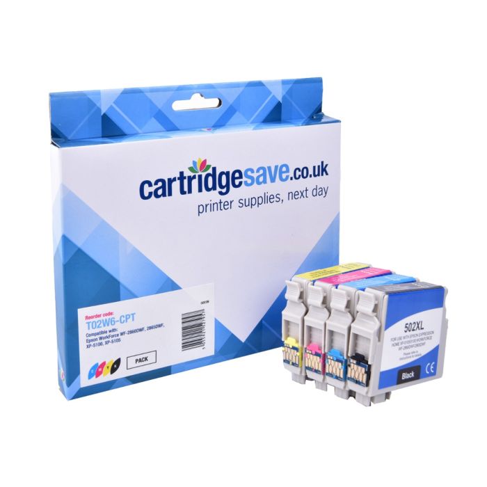 Compatible Epson 502XL High Capacity 4 Colour Ink Cartridge Multipack - (T02W6 Binoculars)