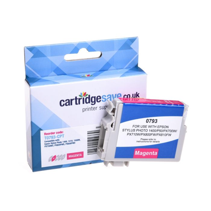 Compatible Epson T0793 Magenta Ink Cartridge - (C13T079340 Owl)