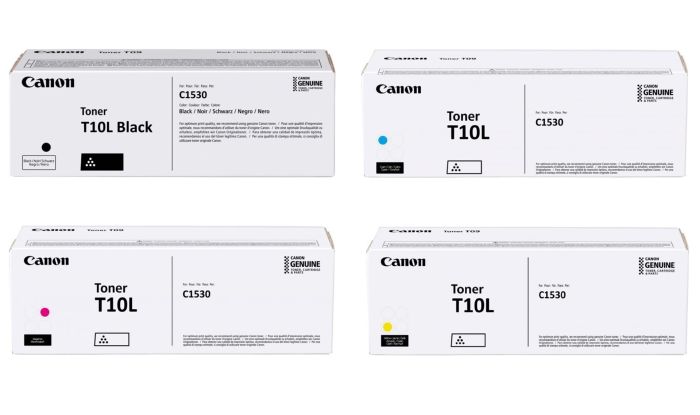 Canon T10L 4 Colour Toner Cartridge Multipack