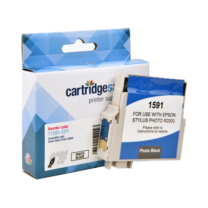 Compatible Epson T1591 Photo Black Ink Cartridge