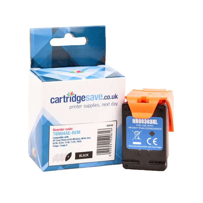 Compatible HP 303XL Black Ink Cartridge - (T6N04AE)