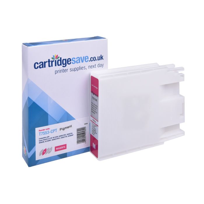 Compatible Epson T7553 High Capacity Magenta Ink Cartridge - (C13T755340)