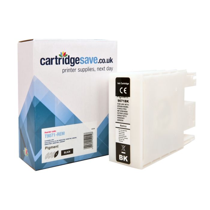 Compatible Epson T907 Black Ink Cartridge - (T9071)