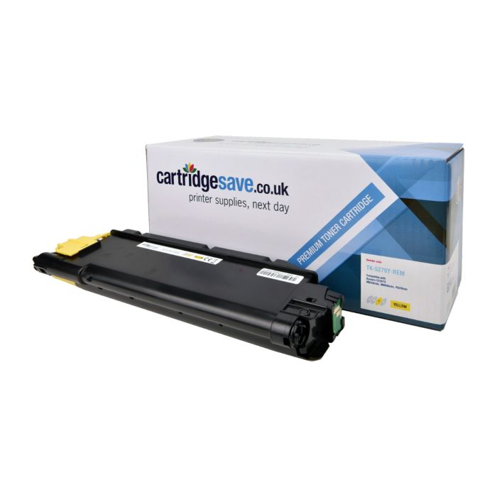 Compatible Kyocera TK-5270Y Yellow Toner Cartridge - (1T02TVANL0)