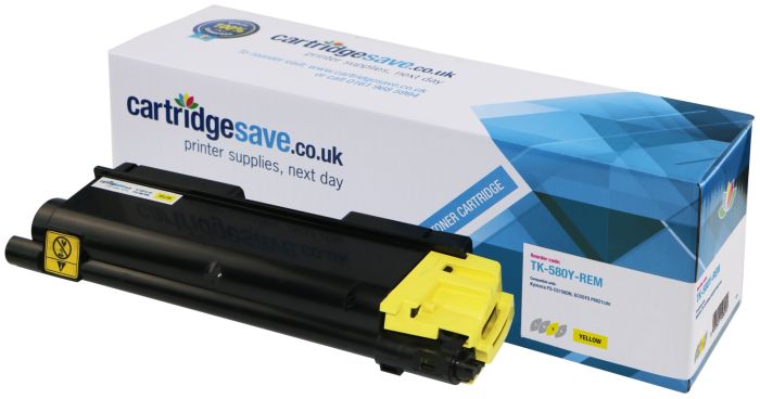 Compatible Kyocera TK-580Y Yellow Toner Cartridge