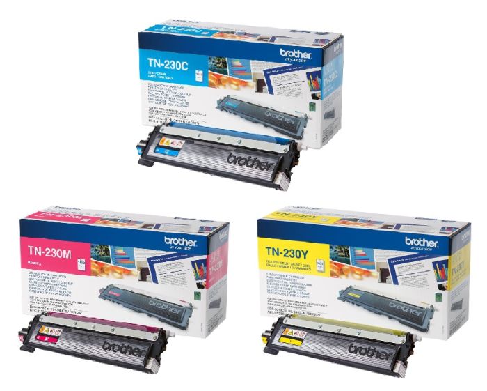 Brother TN-230 3 Colour Toner Cartridge Multipack