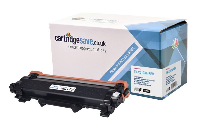 Compatible Brother TN-2510XL High Capacity Black Toner Cartridge