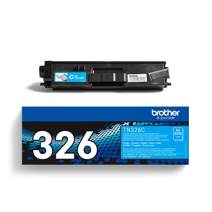 Brother TN-326C High Capacity Cyan Toner Cartridge