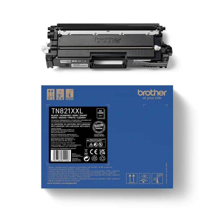 Brother TN-821XXLBK High Capacity Black Toner Cartridge