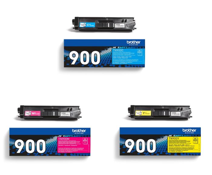 Brother TN-900 3 Colour Toner Cartridge Multipack