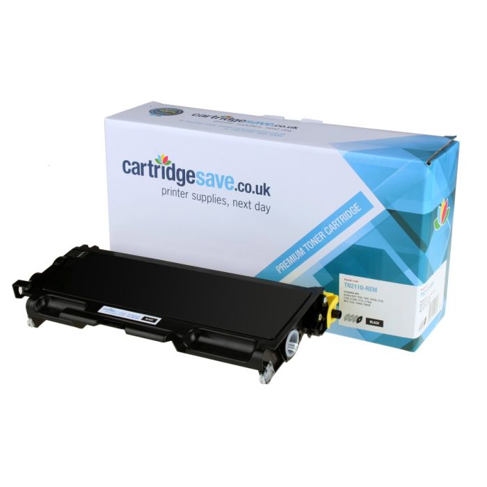 Compatible Brother TN-2110 Black Toner Cartridge