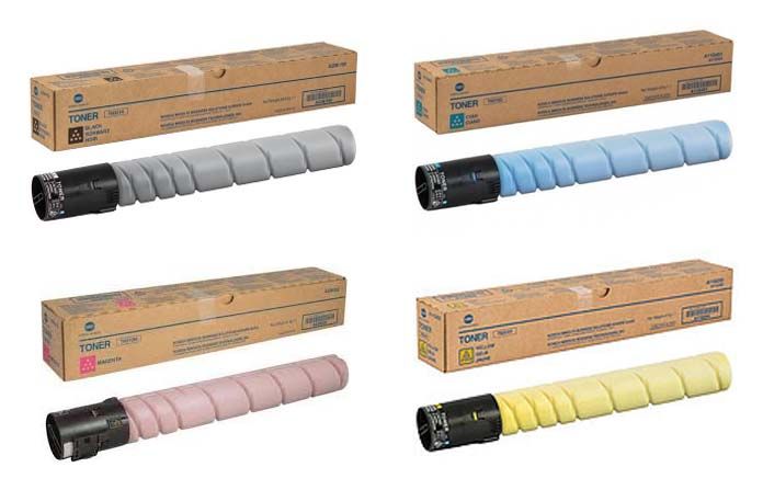 Konica Minolta TN514 4 Colour Toner Cartridge Multipack