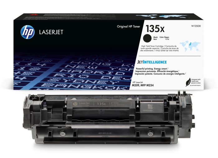 HP 135X High Capacity Black Toner Cartridge - (W1350X)