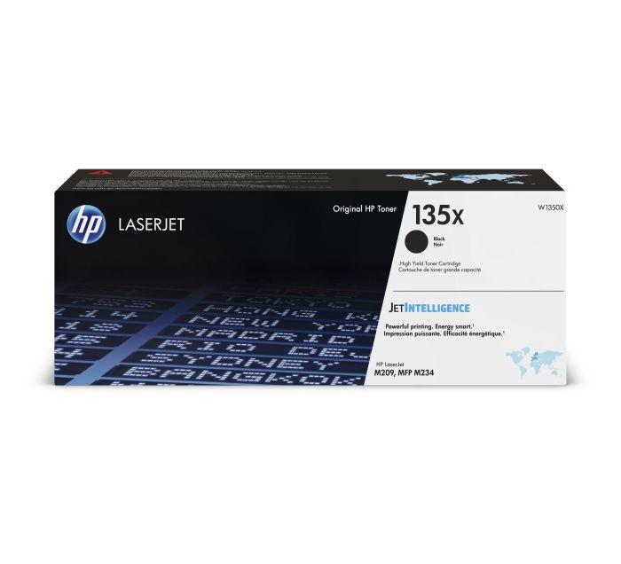 HP 135X High Capacity Black Toner Cartridge - (W1350X)