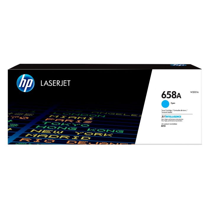 HP 658A Cyan Toner Cartridge - (W2001A)