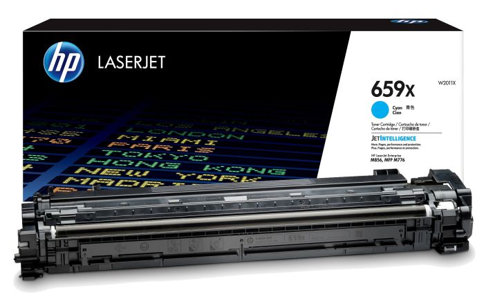 HP 659X High Capacity Cyan Toner Cartridge - (W2011X)