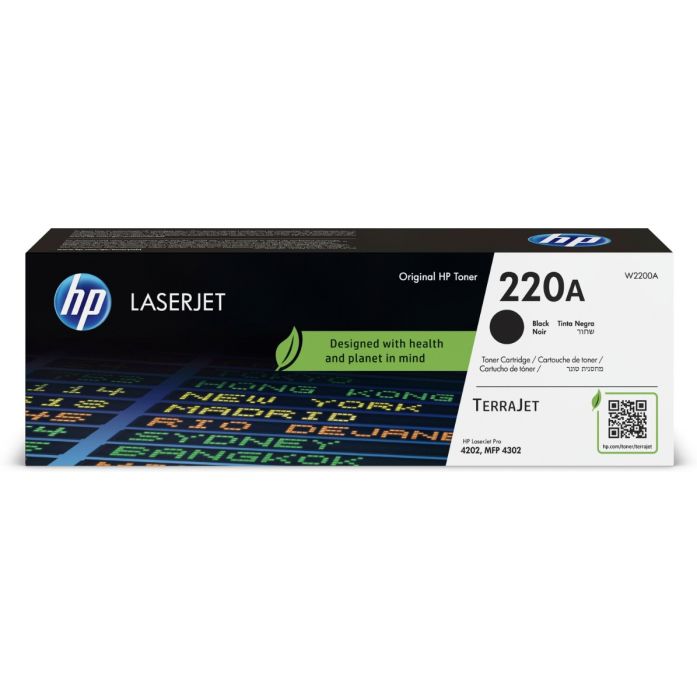 HP 220A Black Toner Cartridge - (W2200A)