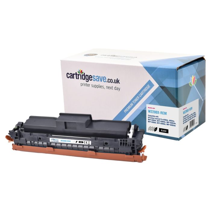 Compatible HP 220X High Capacity Black Toner Cartridge - (W2200X)