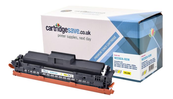 Compatible HP 220A Yellow Toner Cartridge - (W2202A)