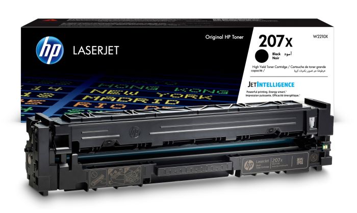 HP 207X High Capacity Black Toner Cartridge - (W2210X)