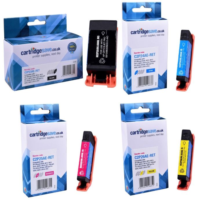 Compatible HP 934XL / HP 935XL High Capacity 4 Colour Ink Cartridge Multipack (X4E14AE)