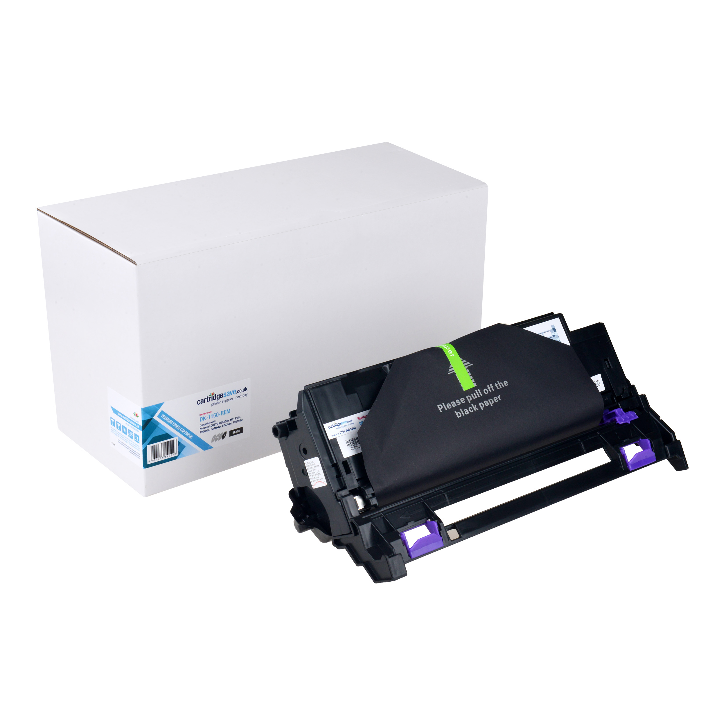 Compatible Kyocera DK‑1150 Black Drum Unit ‑ (302RV93010)
