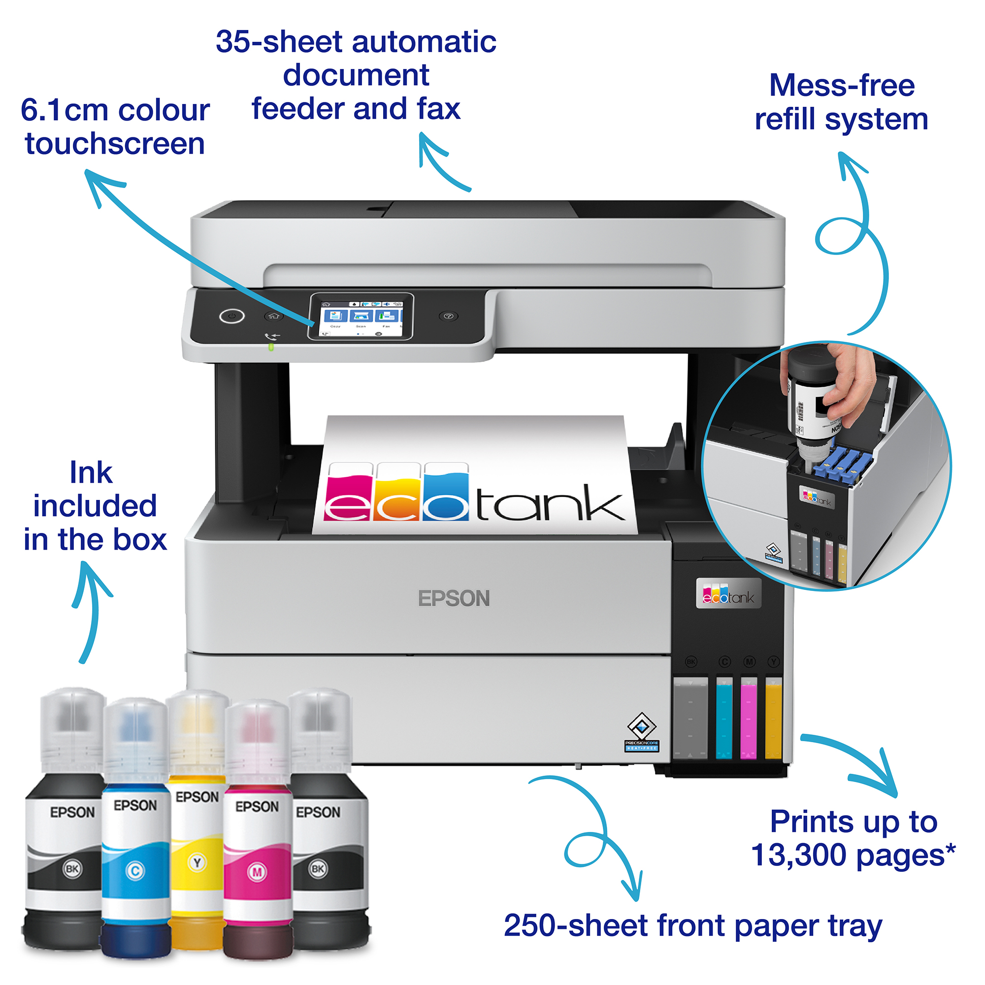 Epson EcoTank ET-5170 Inkjet Printer