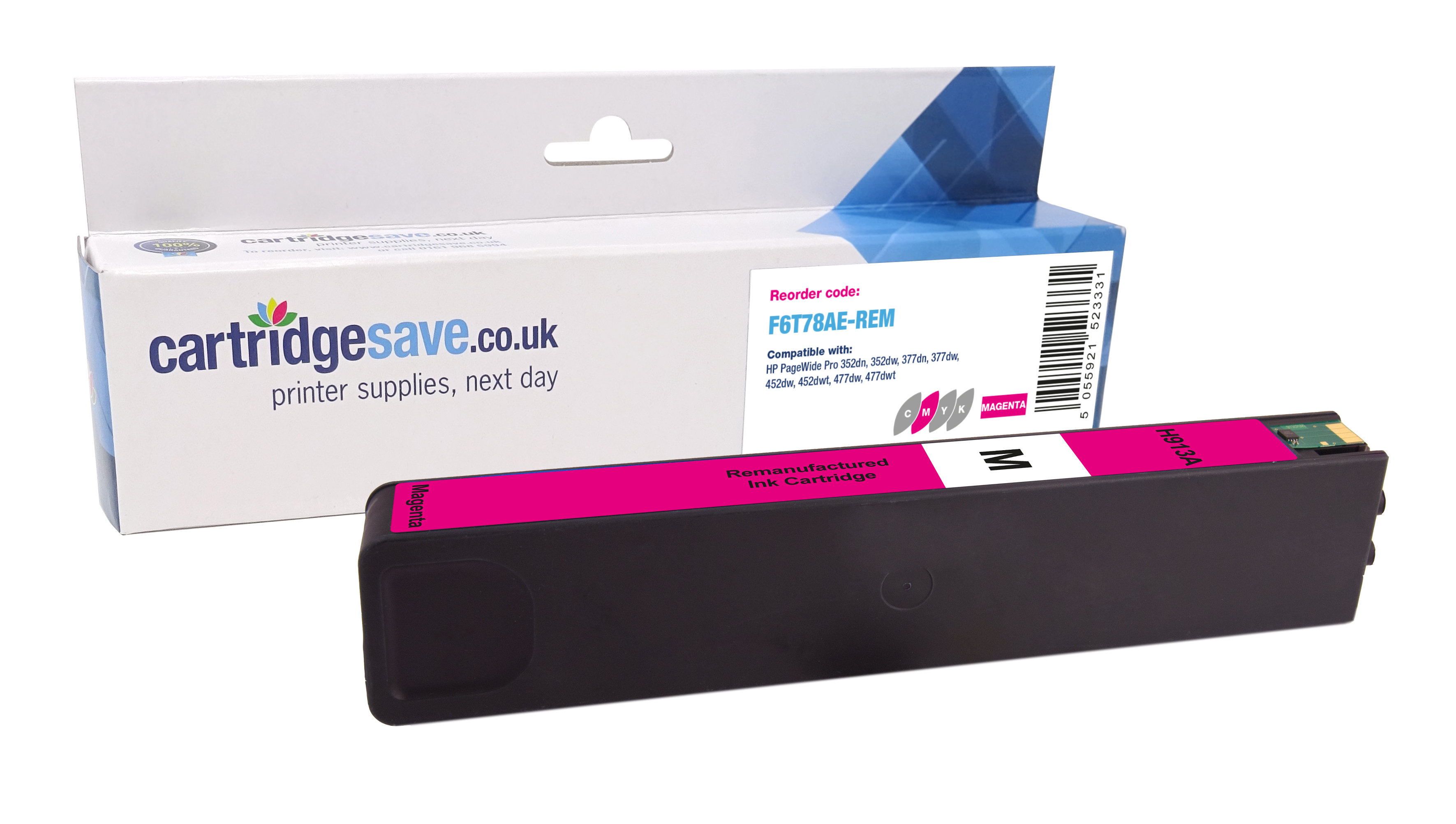 Compatible HP 913A Magenta Ink Cartridge - (F6T78AE)