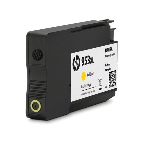 HP 953XL High Capacity Yellow Ink Cartridge - (F6U18AE)