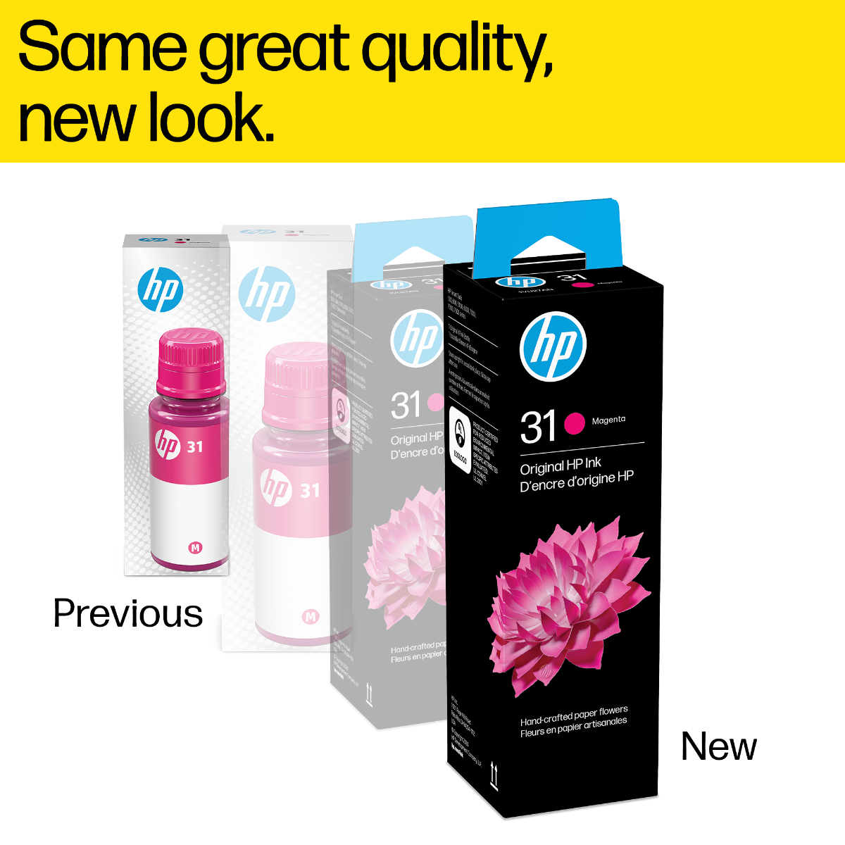 HP 31 Magenta Ink Bottle - (1VU27AE)