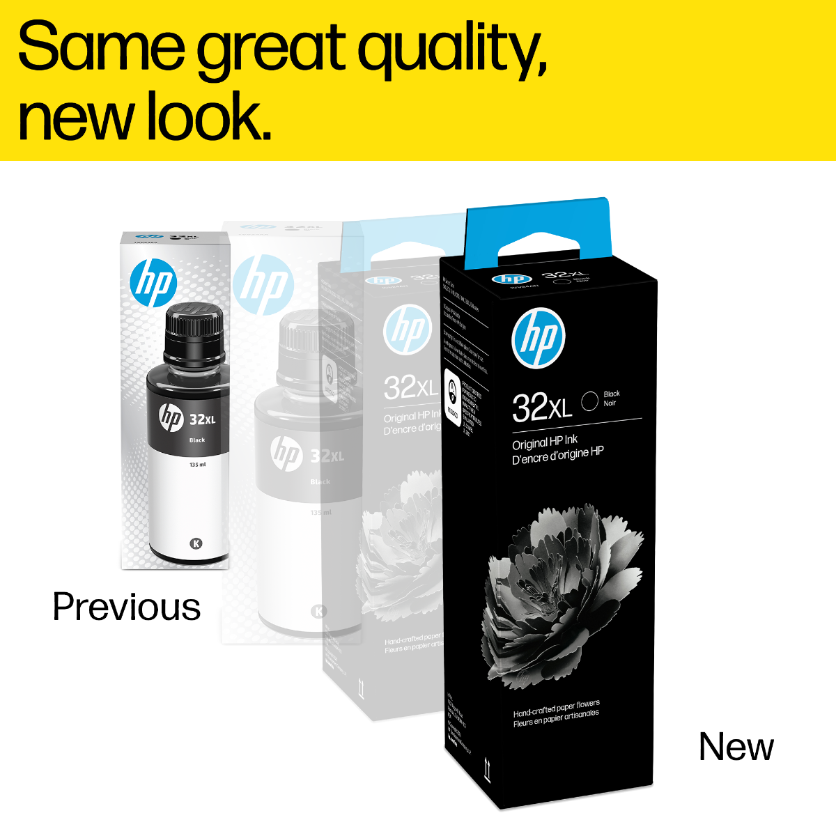 HP 32XL Black Ink Bottle - (1VV24AE)