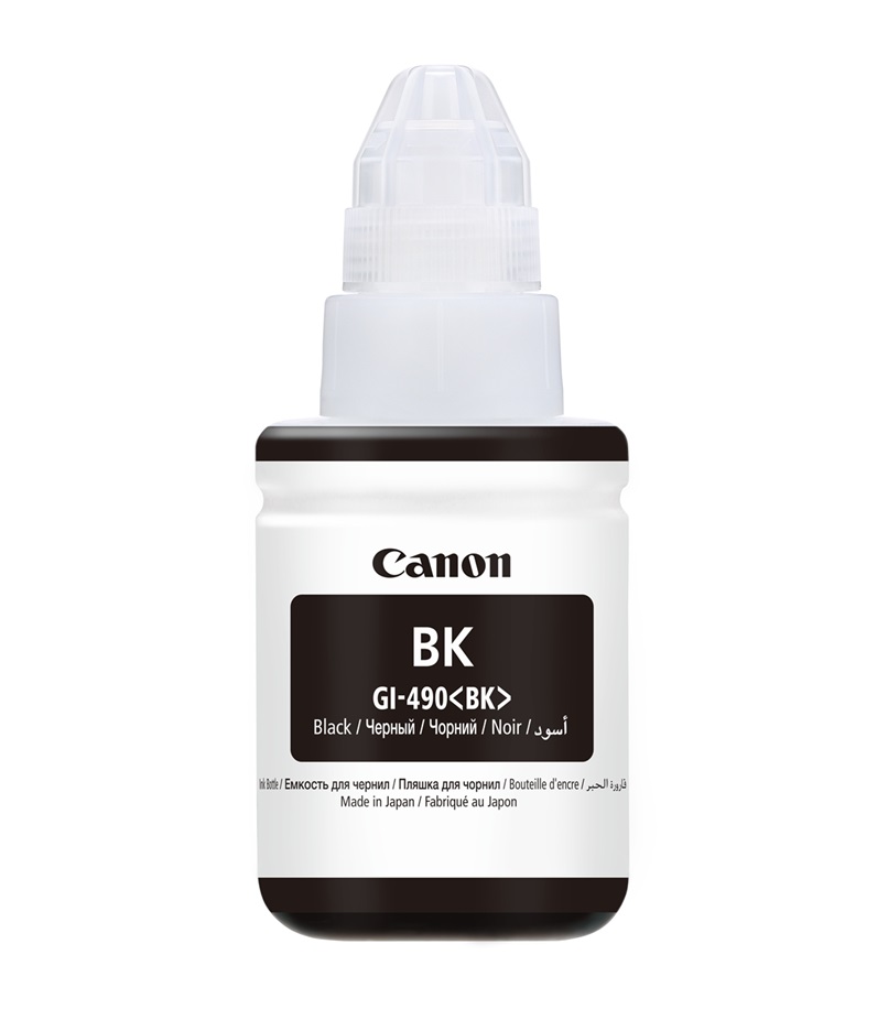 Canon GI-490PGBK Black Ink Bottle - (0663C001)