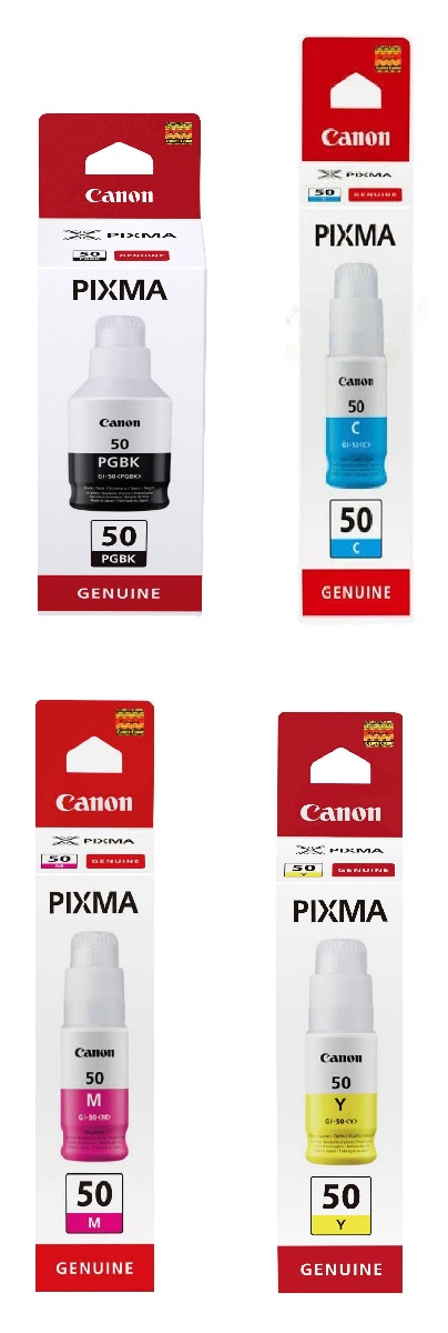 Canon GI-50 4-Colour Ink Bottle Pack