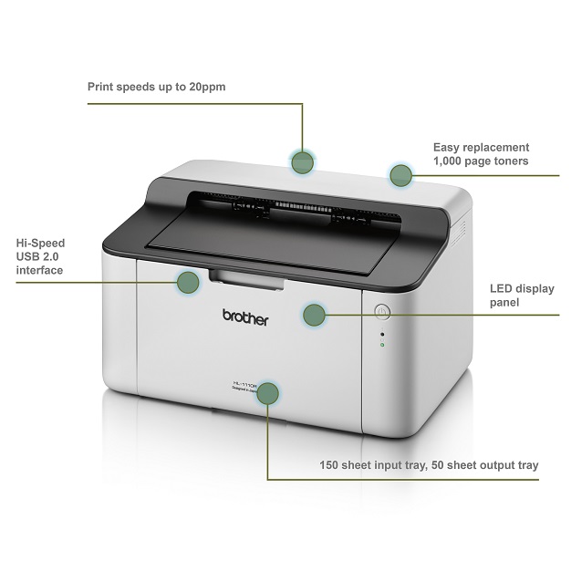 Brother HL-1110 Mono Laser Printer