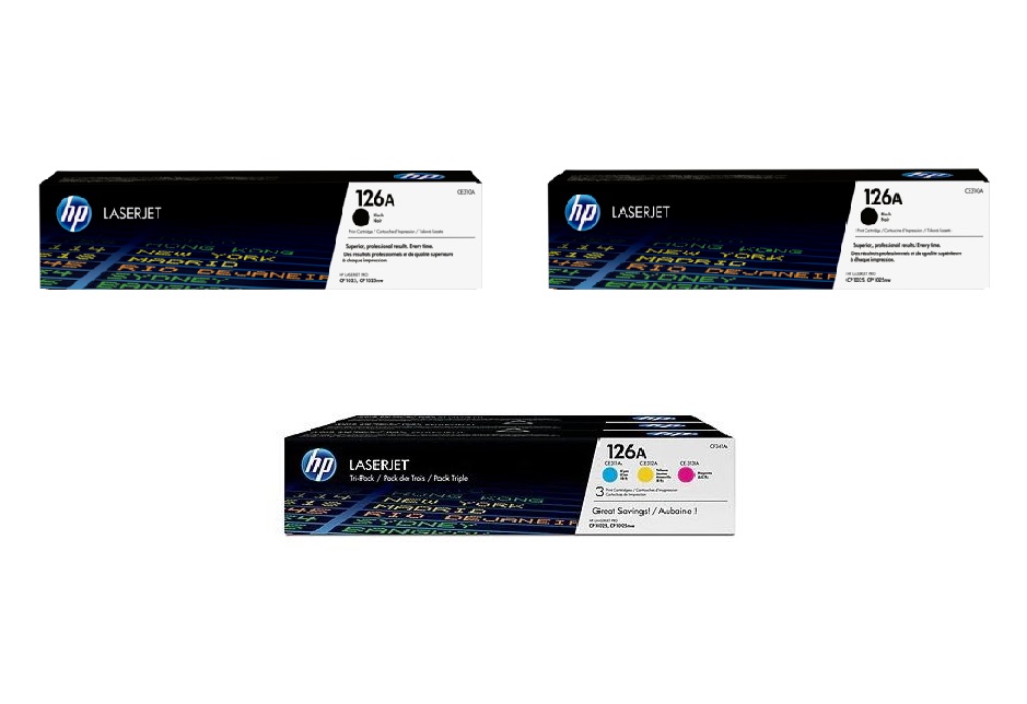 HP 126A 5 Colour Toner Cartridge Multipack - (CE310AD & CF341A)