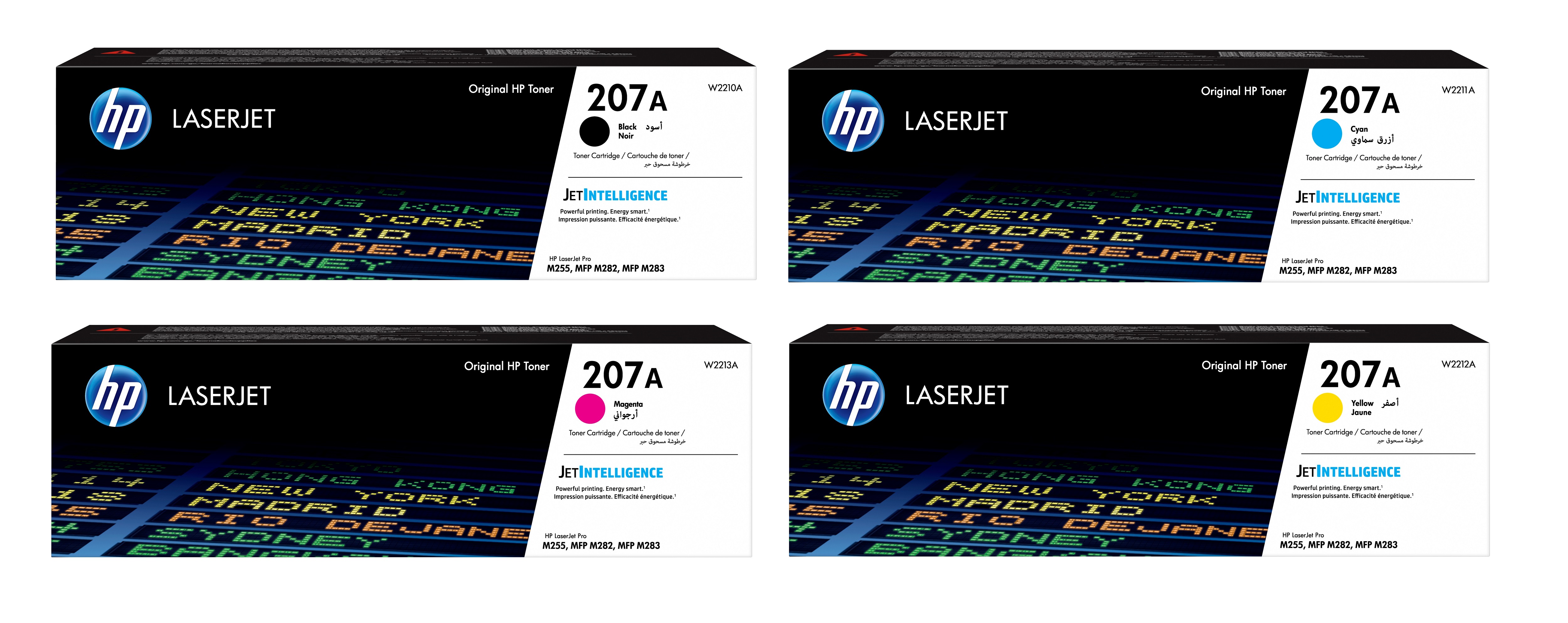 HP 207A 4 Colour Toner Cartridge Multipack