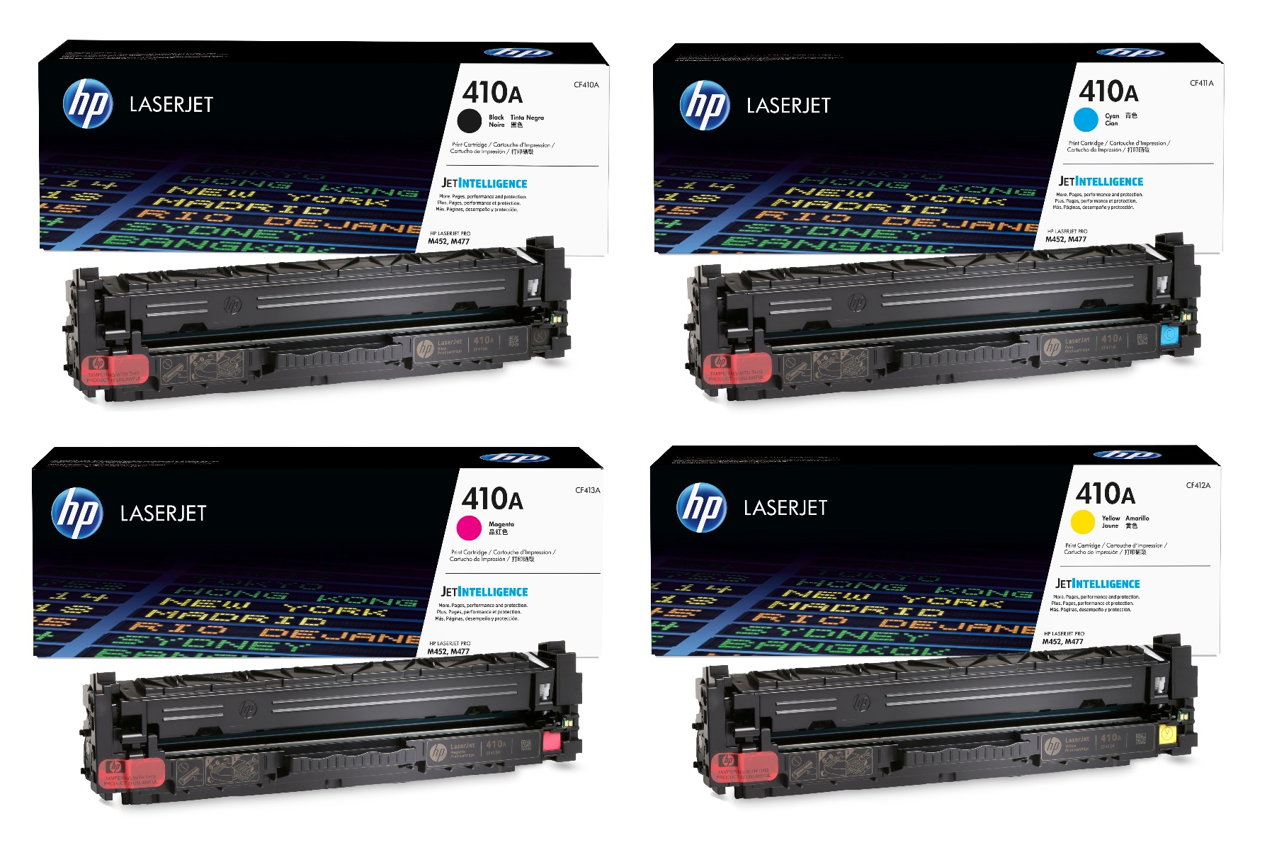 HP 410A 4 Colour Toner Cartridge Multipack