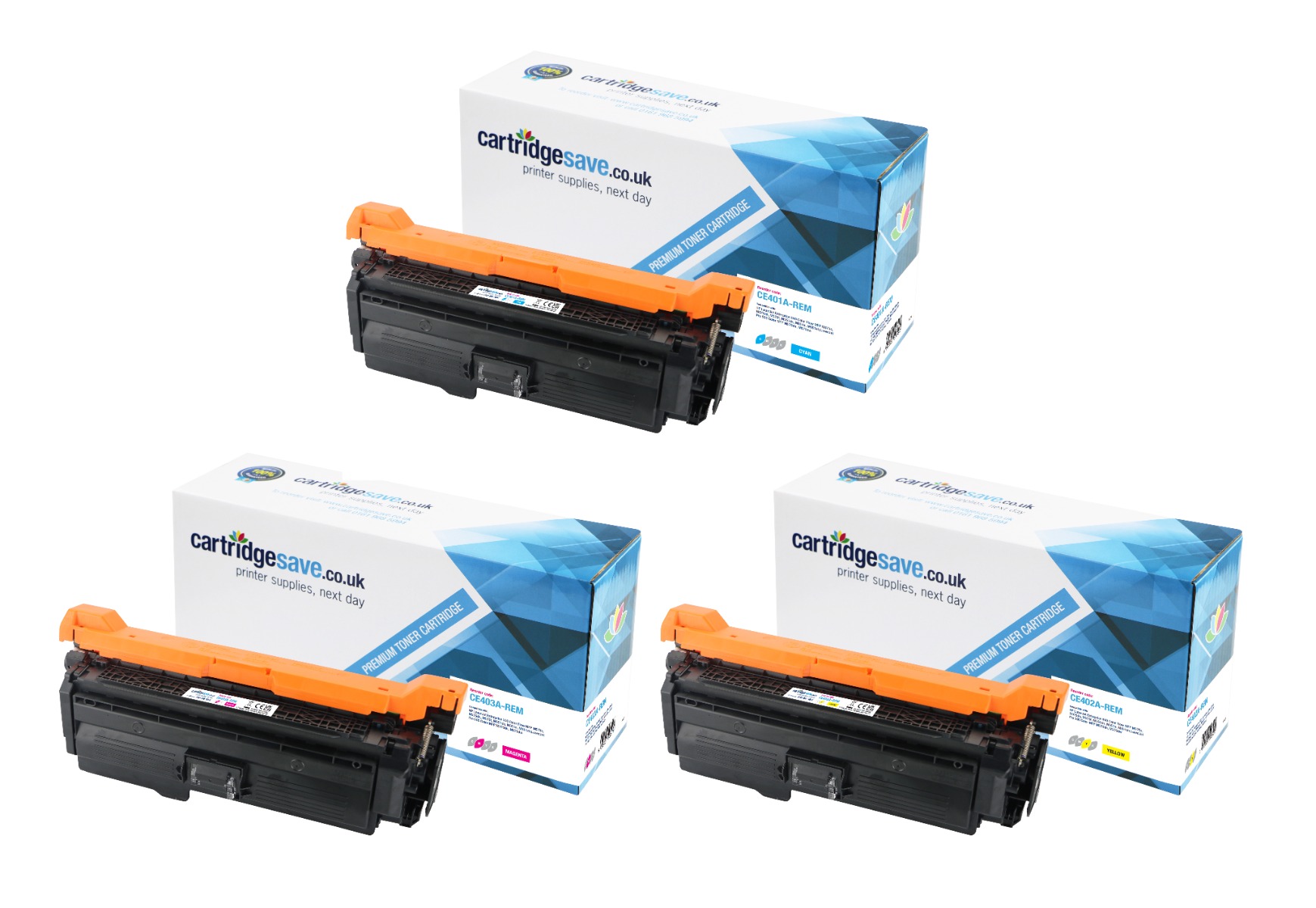 Compatible HP 507 3 Colour Toner Cartridge Multipack