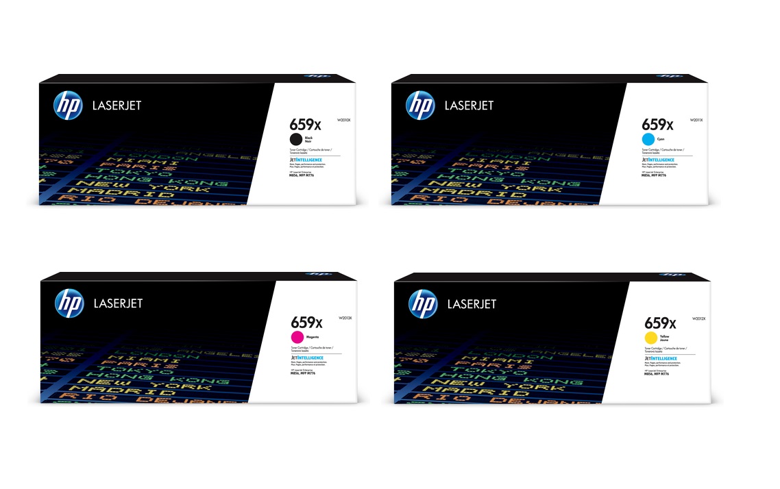 HP 659X High Capacity 4 Colour Toner Cartridge Multipack