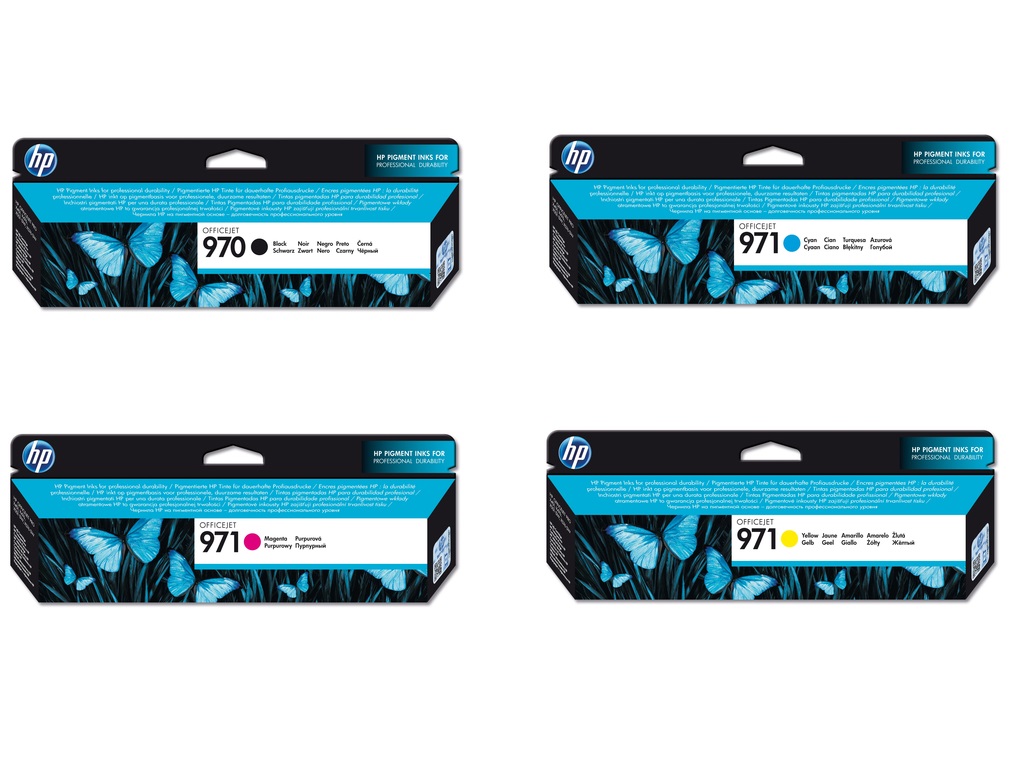 HP 970 / HP 971 4 Colour Ink Cartridge Multipack