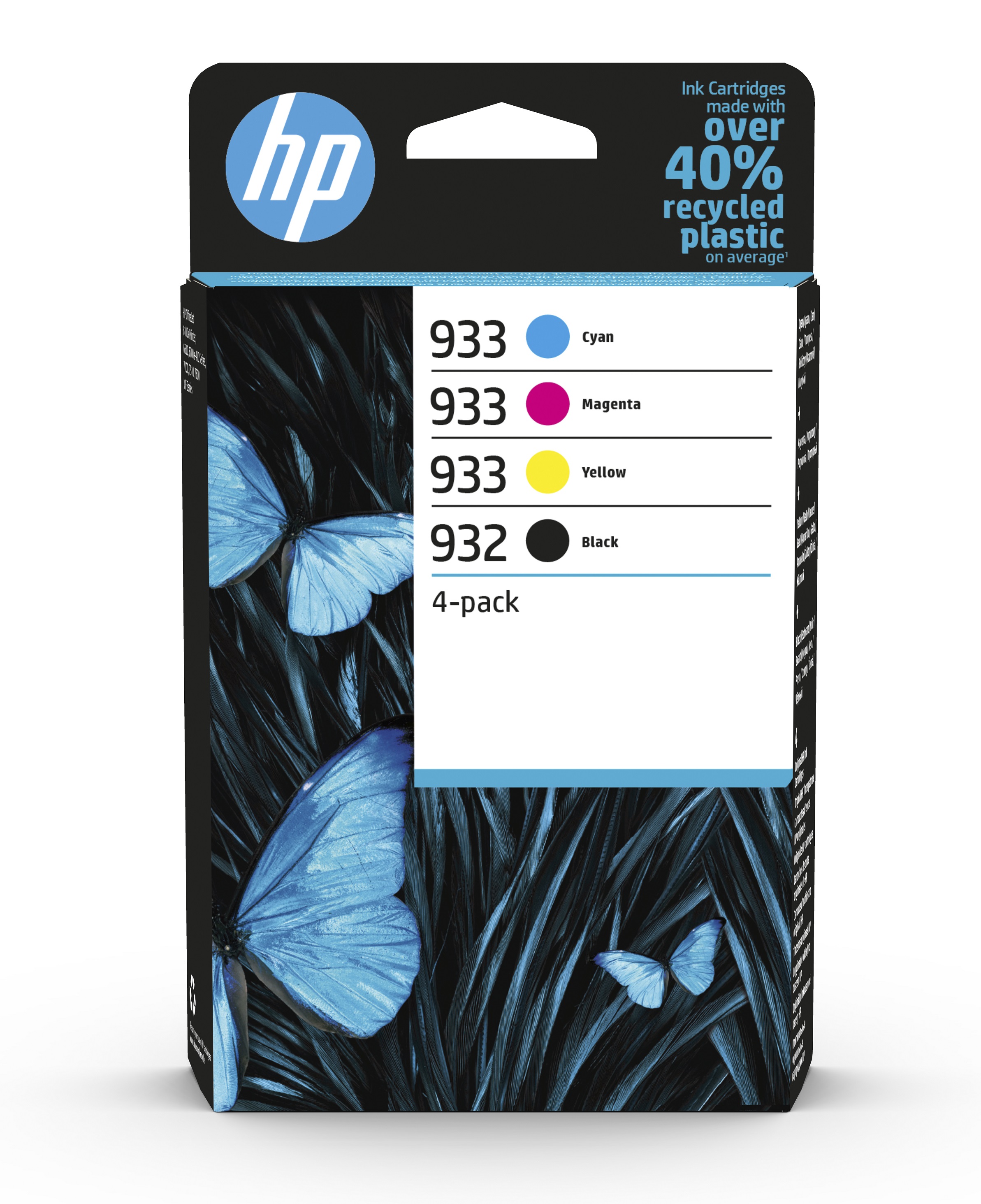HP 932 / 933 4 Colour Ink Cartridge Multipack