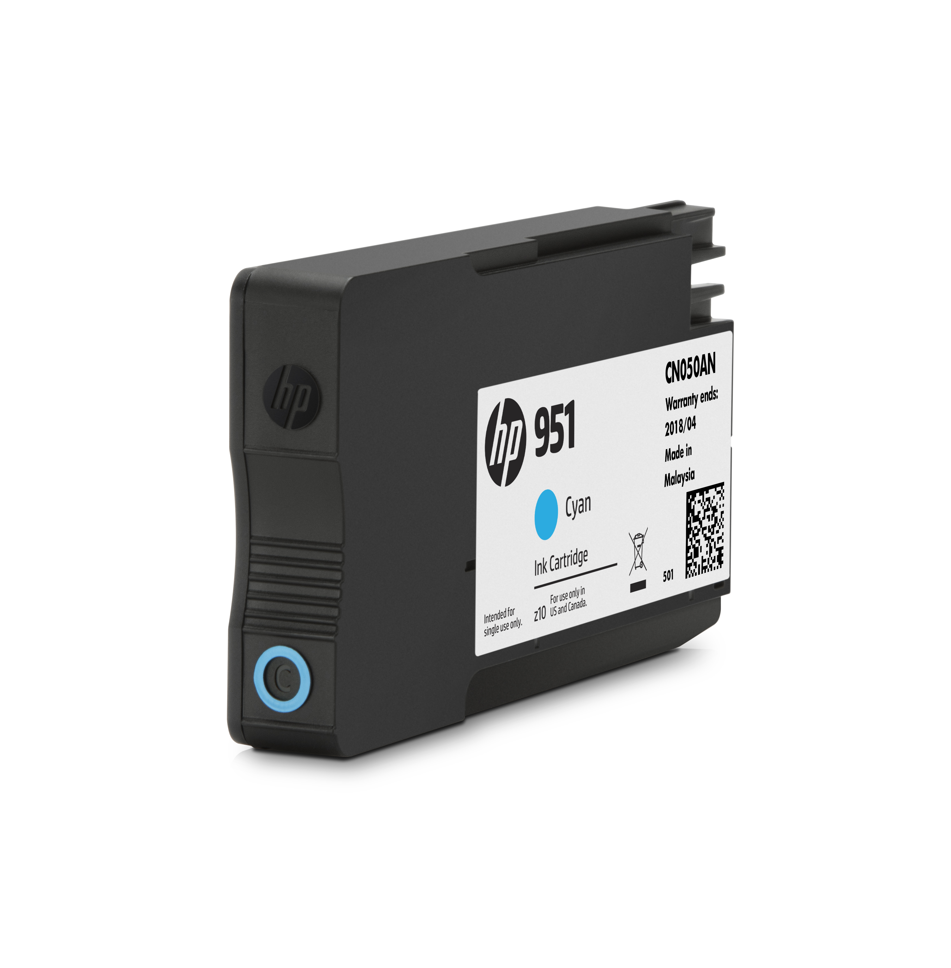 HP 951 Cyan Ink Cartridge - (CN050AE)