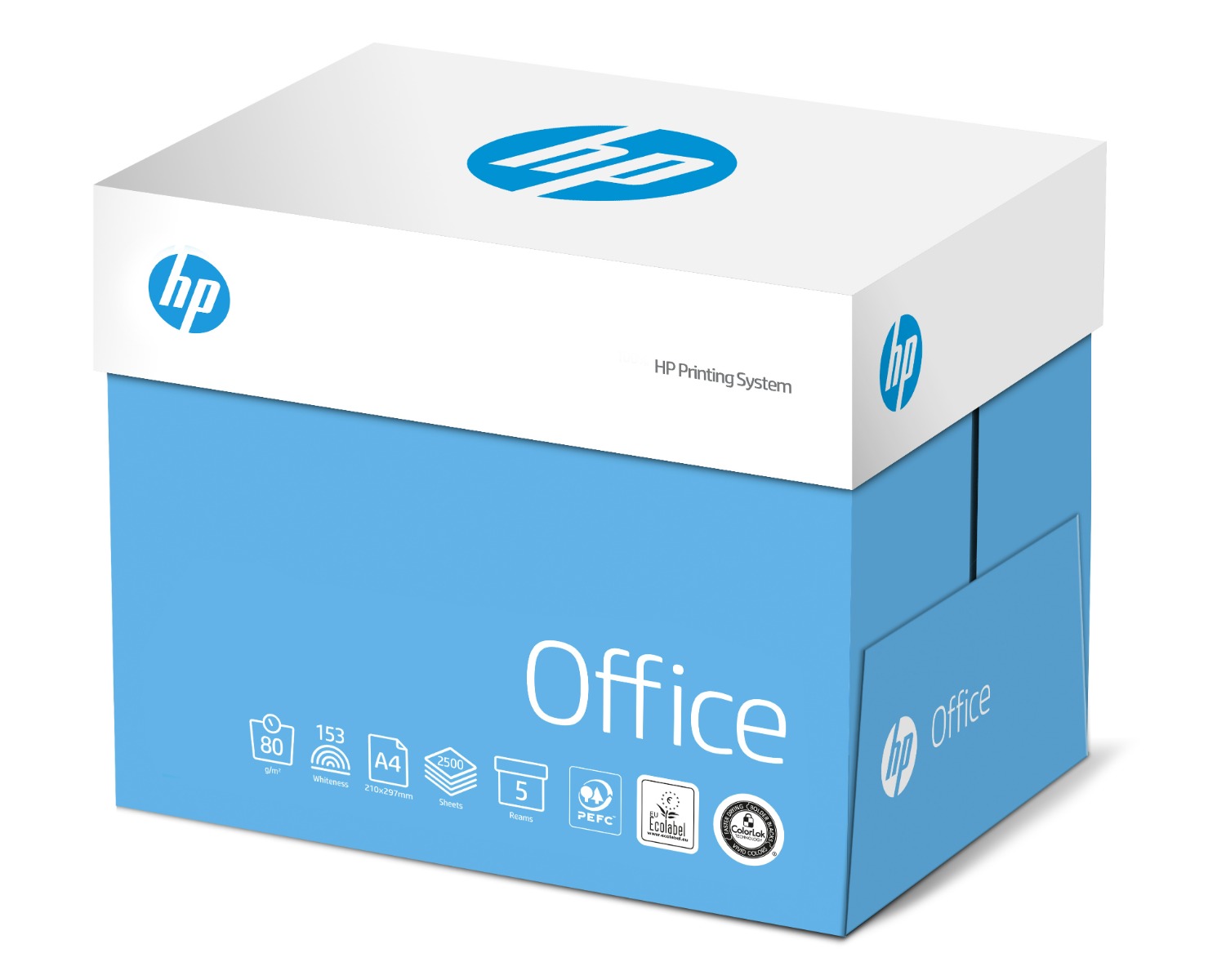 HP A4 White 80gsm Office Paper 5 Reams - 2500 sheets (HPF0317)